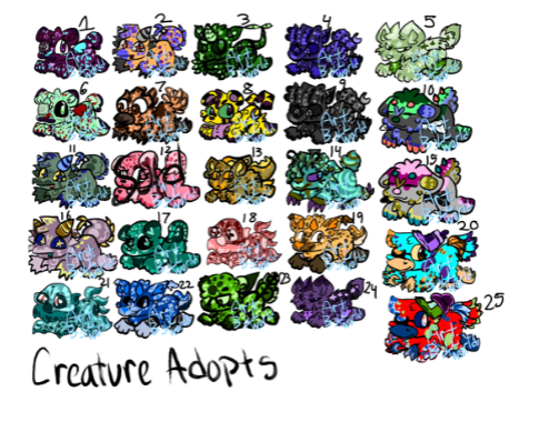 $5 Creature Adopts